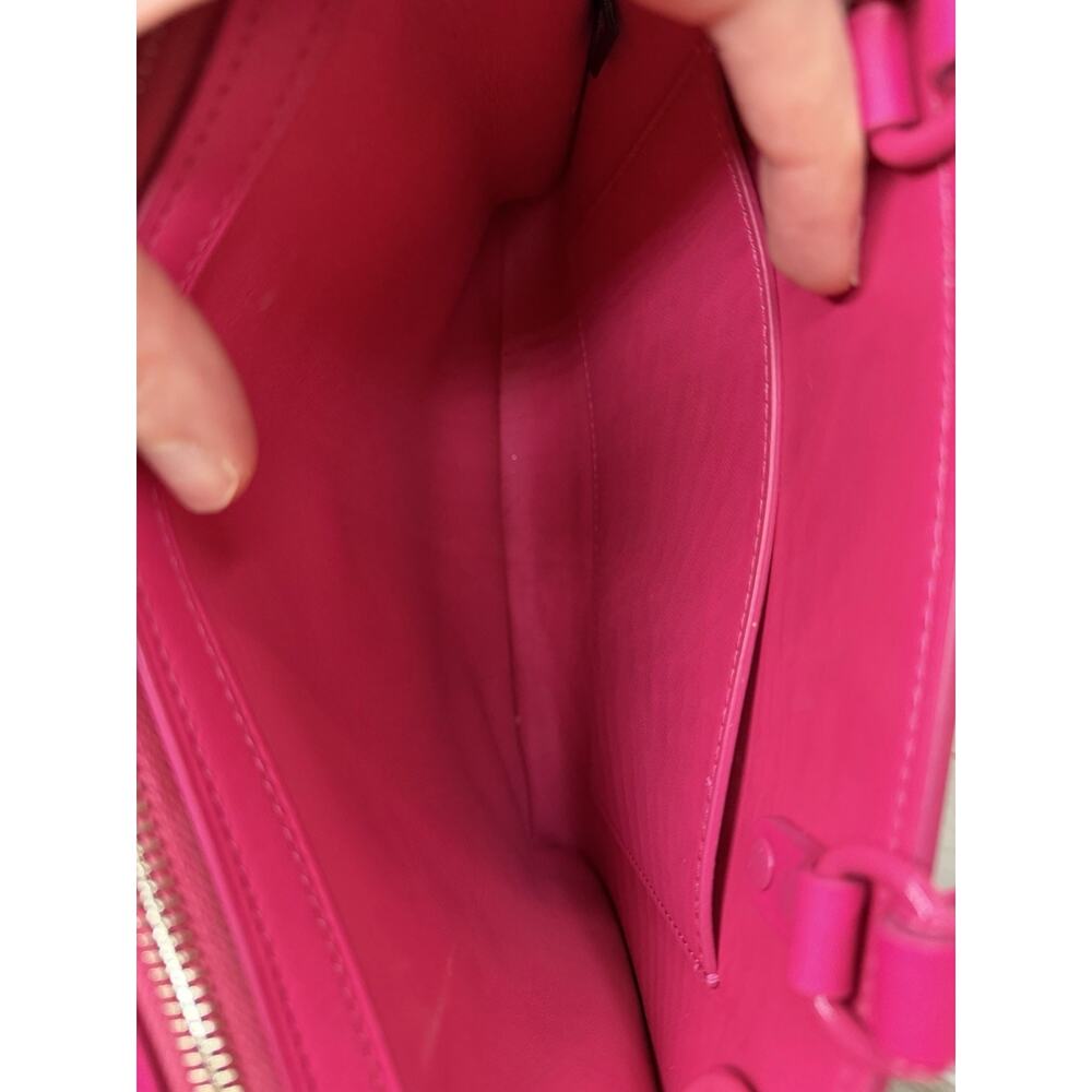 COACH Rogue Bag 25 Tea Rose Dragonfruit Pink Glovetanned Leather Excellent - Picture 9 of 13